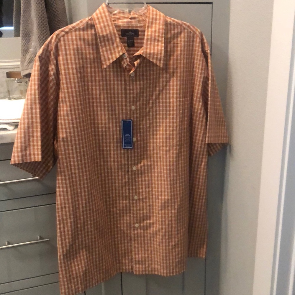 XL NWT Dockers button down dress shirt plaid